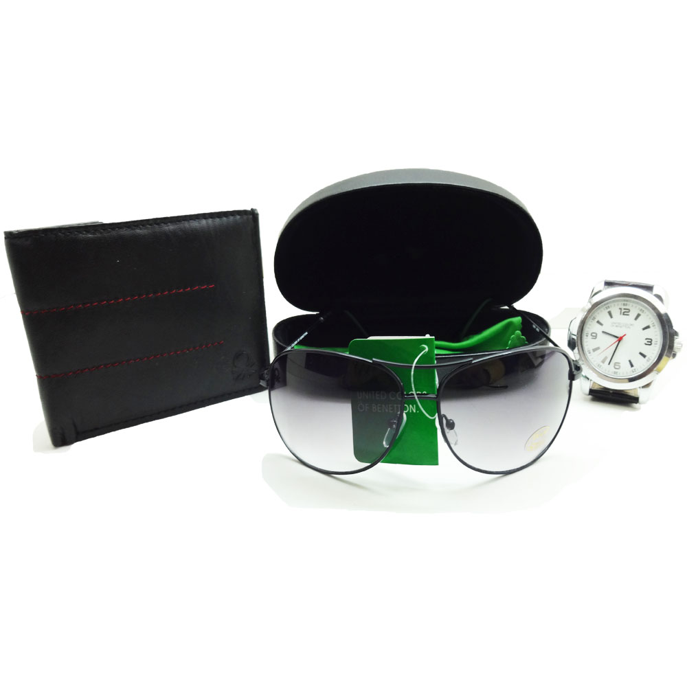 Sun Glass Watch & Wallet