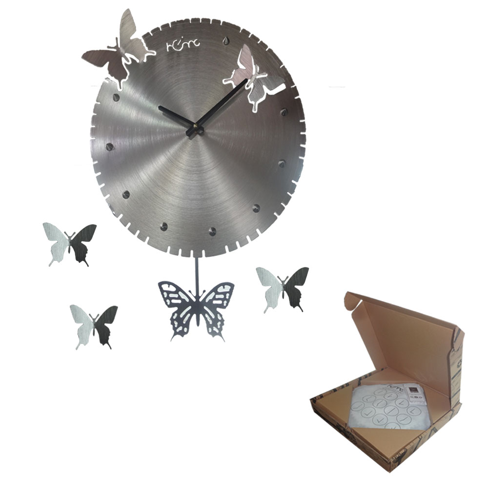 BUTTERFLY WALL CLOCK