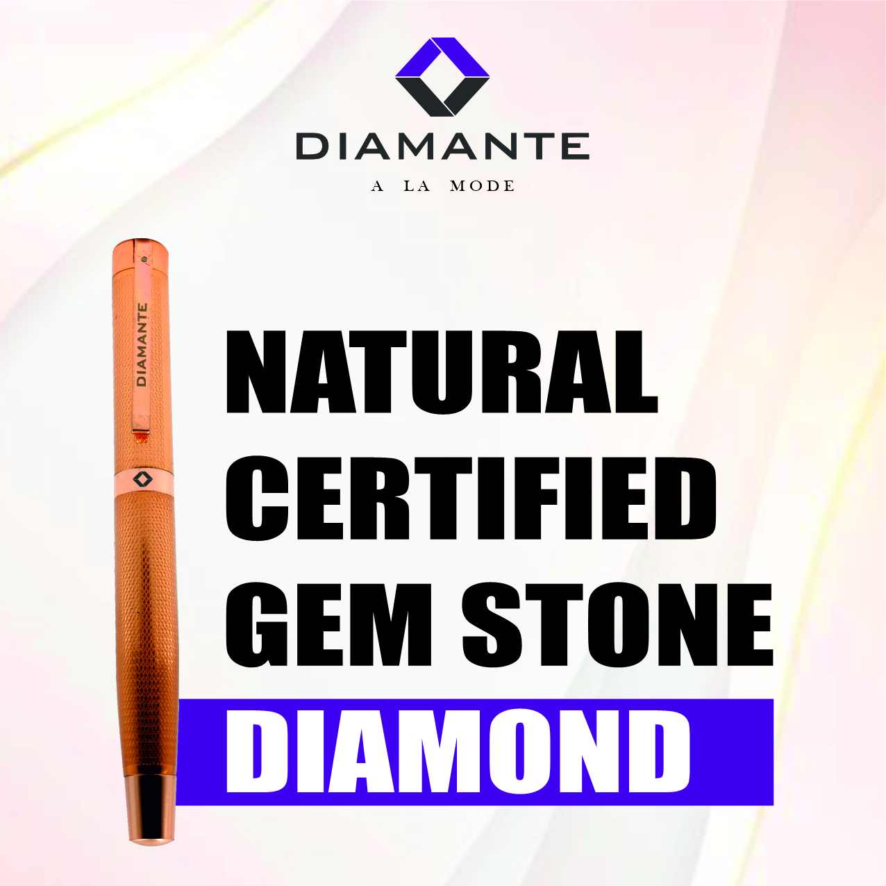 DIAMNTE CERTIFIED REAL DIAMOND RG PEN 03