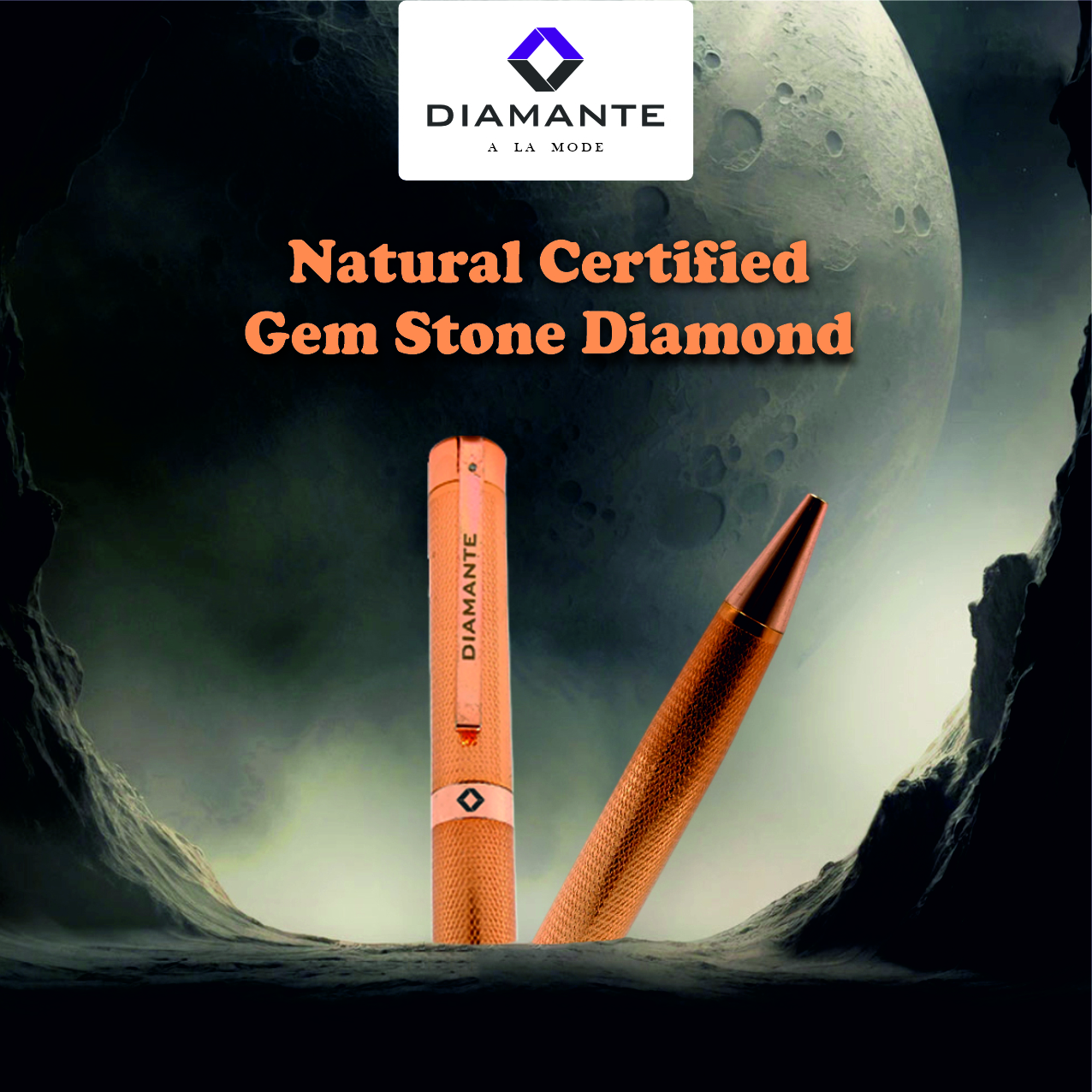 DIAMNTE CERTIFIED REAL DIAMOND RG PEN 05