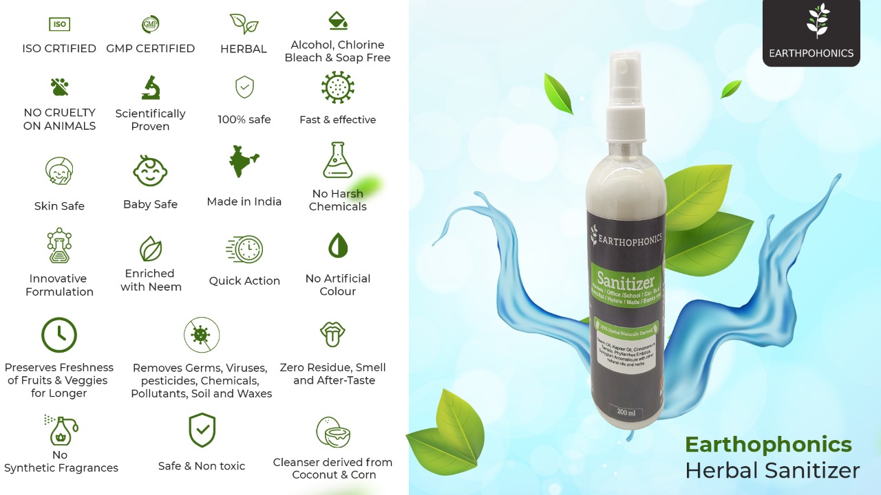 EARTHOPHONICS HERBAL SANITIZER Mist