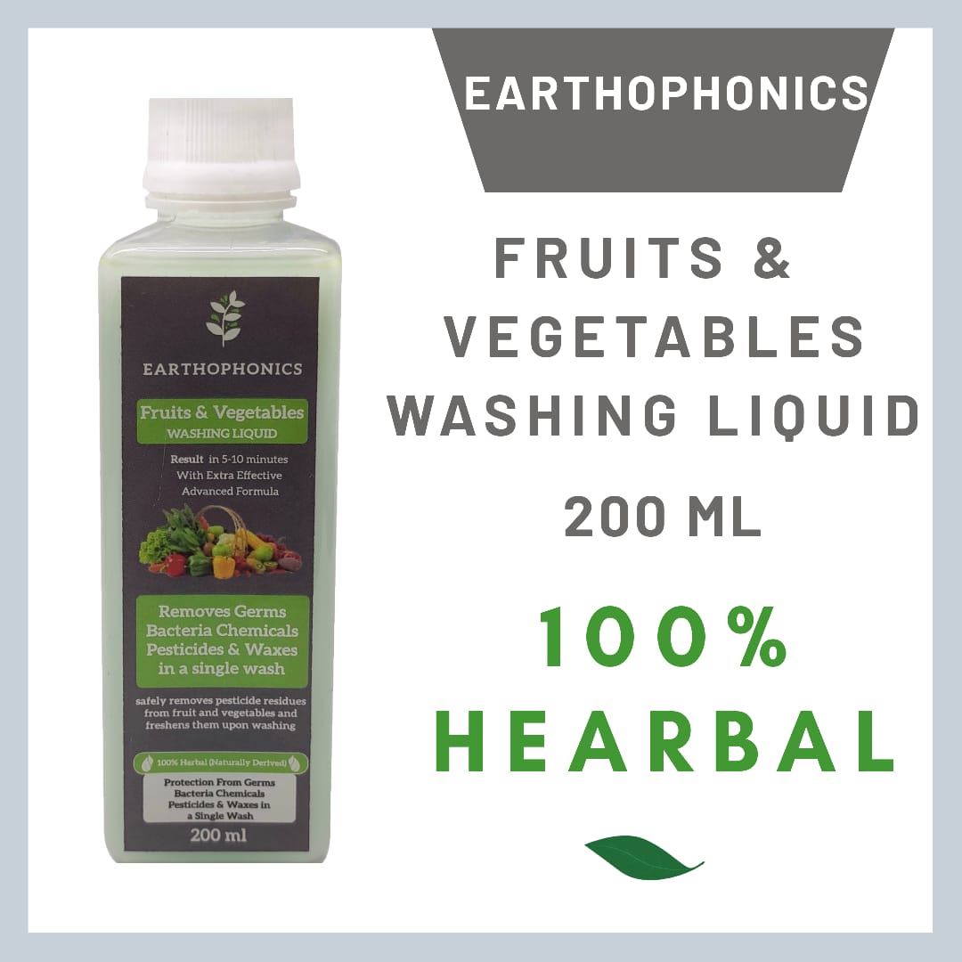 EARTHOPHONICS FRUIT & VEGETABLE SANITIZER 200 ML