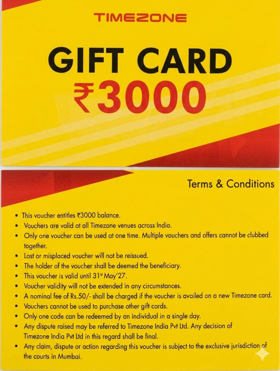 2 TIMEZONE 3000 Denomination 31st May 2027-clear